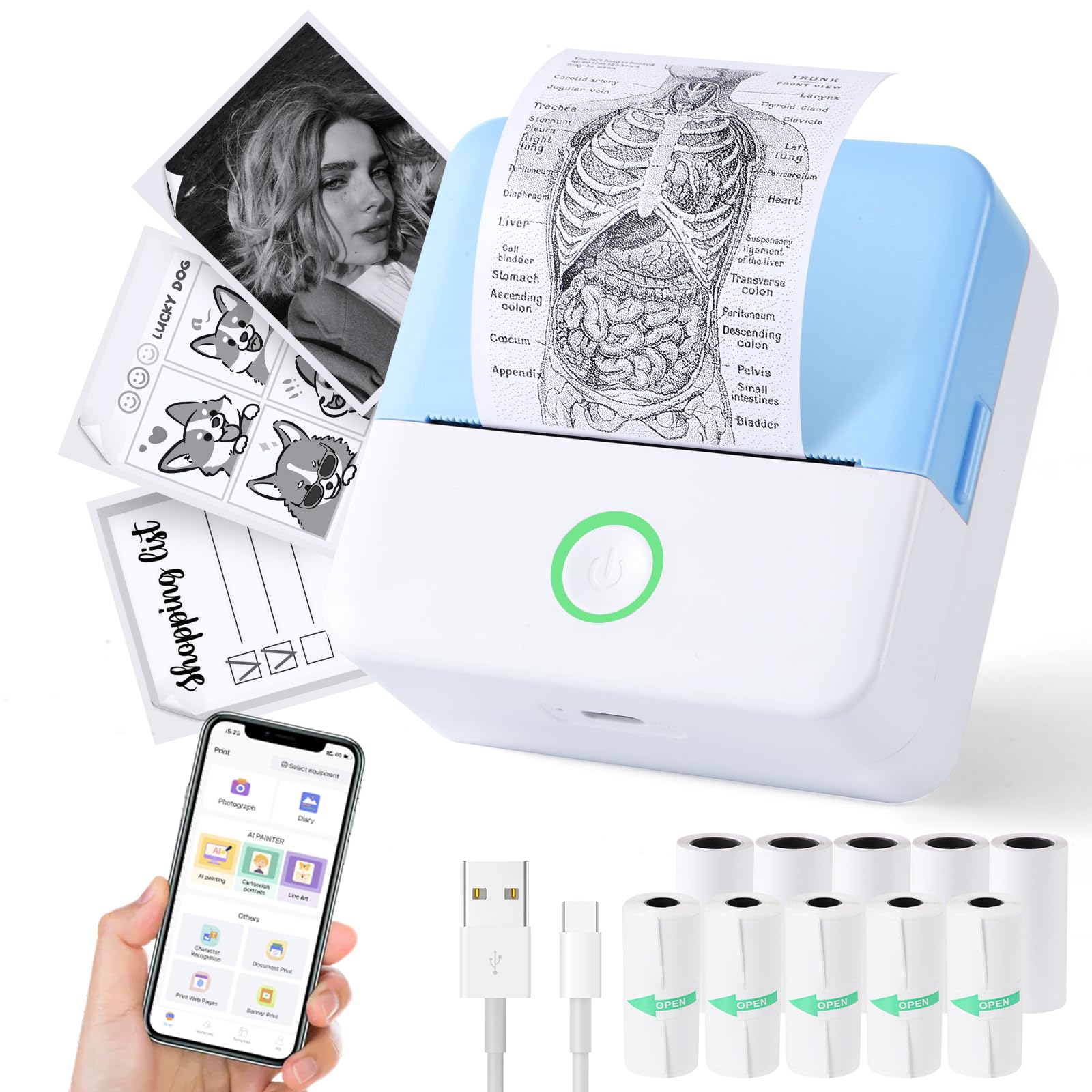 ⭐ Printly™ Mini Pocket Printer