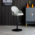 Modern Counter Height Bar Stool with Ergonomic Backrest