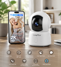 LongPlus® 2K Smart Indoor Security Camera