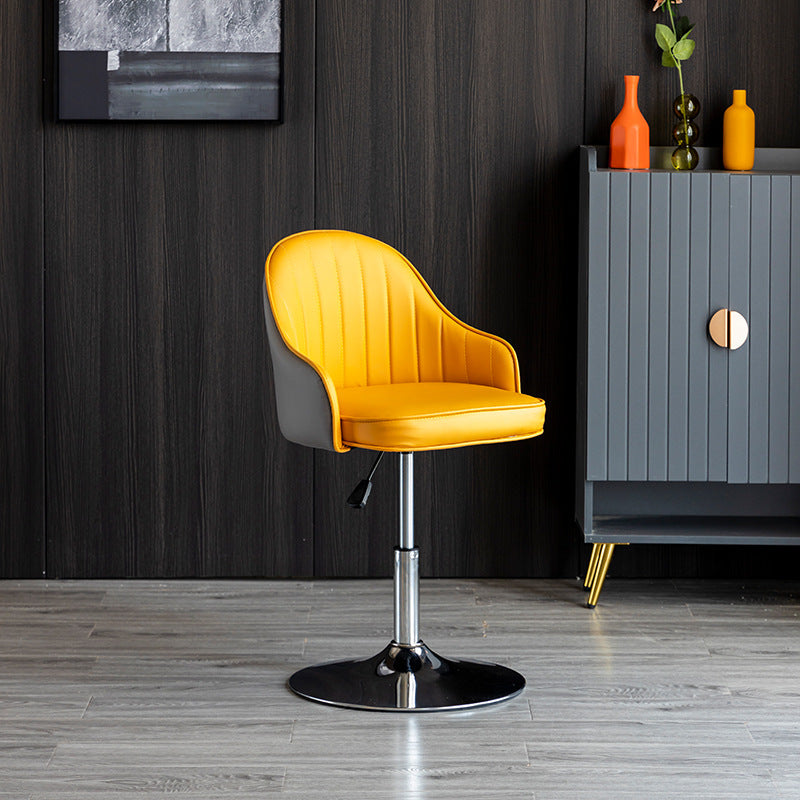Modern Counter Height Bar Stool with Ergonomic Backrest